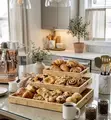 Eco-Luxury 3-in-1 Bamboo Breakfast Platters - 1
