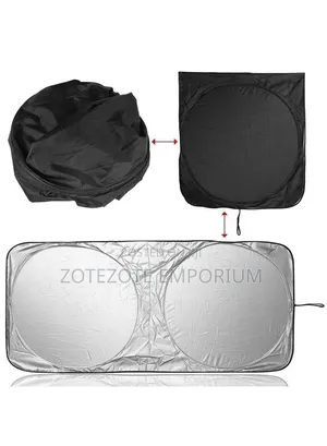 Foldable Car Sunshade - Kifaa cha Kuzuia Jua Mbele ya Windshield