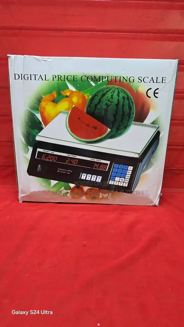 30KG Flat Digital Weighing Scale - 1
