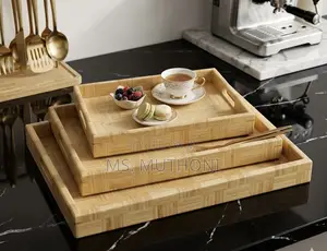 3-in-1 Versatile Bamboo Serving Trays