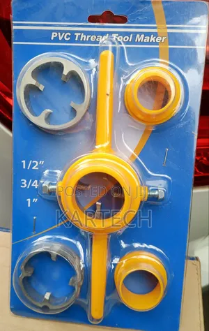 6pcs PVC Pipe Threading Die Set na Ratchet Handle