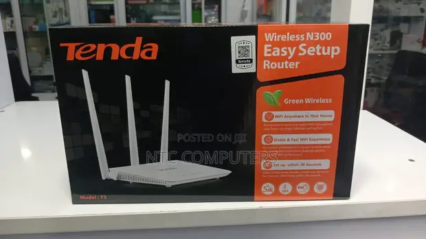 Tenda F3 N300 Wireless Router - 1