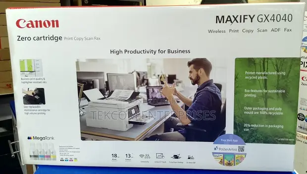 Canon MAXIFY GX4040 4-in-1 MegaTank Printer ya Inkjet - 1