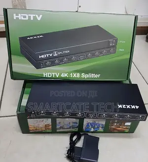 HDMI 1x8 Splitter - Full HD 1080p, 4K Support