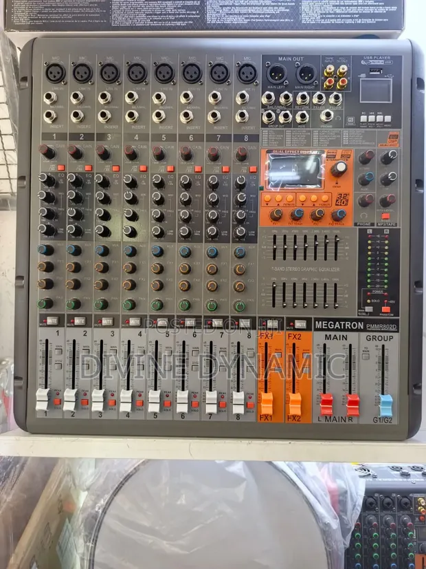 Power Mixer Megatron PMMR 802D 8 Channel - 1