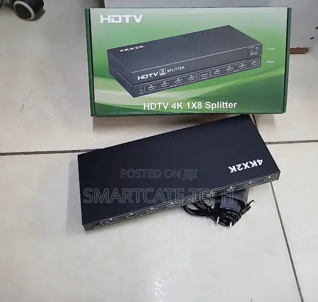 HDMI Splitter 1 kwa 8 - Kisambazaji Sauti na Video cha Full HD 1080p - 1