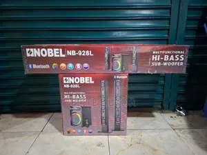 Nobel NB-928L Tall Boy Woofer | Bluetooth | RGB Lights