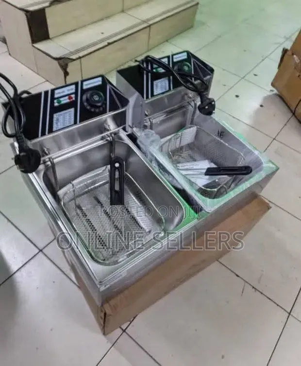 Premier Double Commercial Deep Fryer 12L - 1
