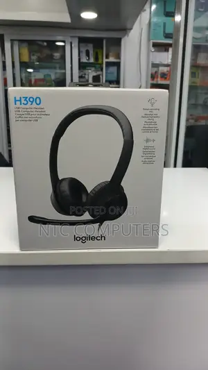 Logitech H390 USB Headset with Noise Cancelling Mic