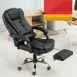 Brand New Leather Office Chair with Footrest - 3