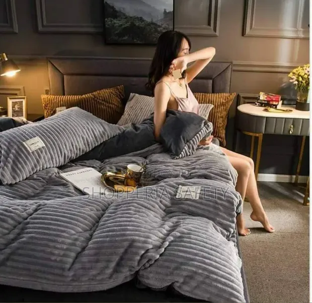 Seti ya Duvet ya Velvet - 6x7 - 1