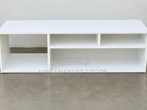 4.7FT Mexico TV Stand - Nyeupe