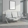 Benchi la Kusubiria la Hospitali la Viti 3 bila Padi - 4