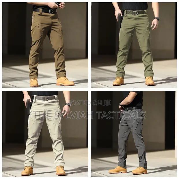 Outdoor Tactical Waterproof Spandex Trousers - 1