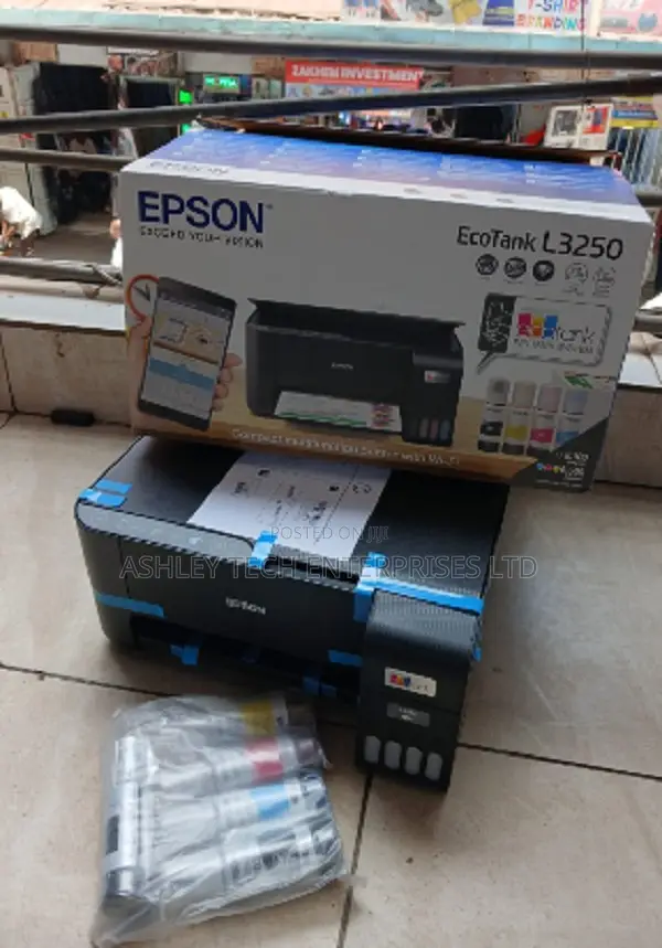 Epson EcoTank L3250 Printer ya Rangi - Chapisha, Changanua, Nakili - 1