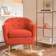 Elegant Bedroom Accent Chair with Cushioned Seat - 3