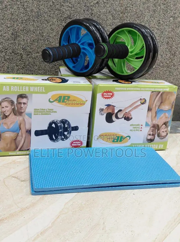 Double Ab Roller Wheel for Core Strength - 1