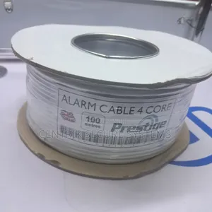 Cable ya Alarm 4 Core Nyeupe