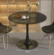 Black Dining Set (2-Seater) - 1