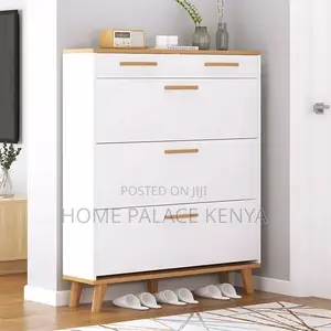 Kikapu cha Kuhifadhi Viatu cha Kuokoa Nafasi - Nyeupe