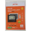100W Solar LED Flood Light - Waterproof Outdoor Security Light - 2