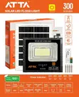 100W Solar LED Flood Light - Waterproof Outdoor Security Light - 3