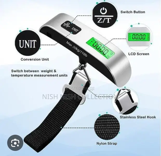 Electronic Portable Multifunctional Luggage Scale - 1