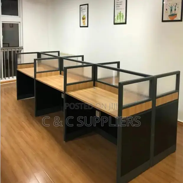 6-Seater Staff Office Workstation - 1