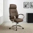 Executive Brown Leather Boss Chair - 4