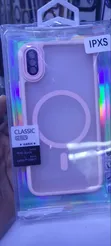 Kifaa cha iPhone XS Chenye Uwazi na Rangi Nyeupe - 2