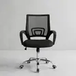 Swivel Clerical Home Chair - Black - 1