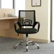 Swivel Clerical Home Chair - Black - 5