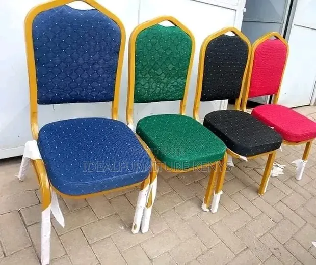 Viti vya Kanisa vinavyoweza Kuunganishwa - Viti Vyeusi vya Sherehe - 1
