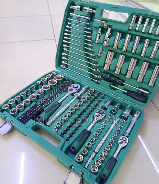 216-Piece Mechanics Tool Kit kwa Matengenezo ya Gari na Nyumbani - 1