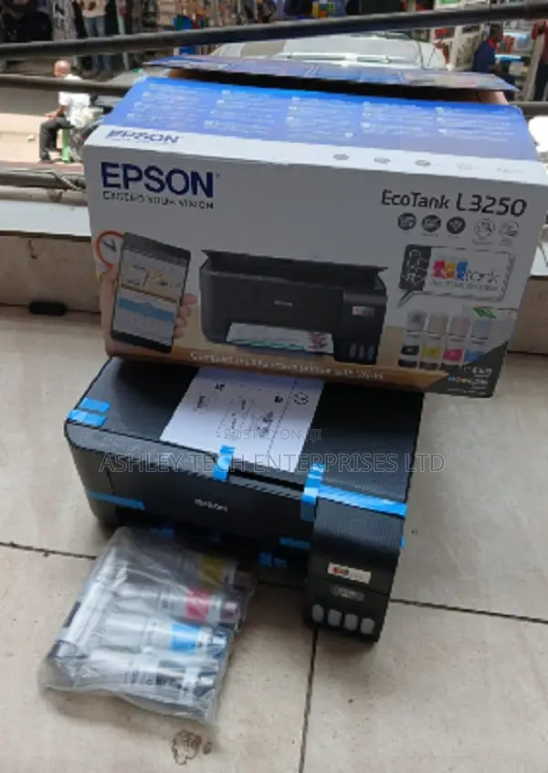 Epson EcoTank L3250 Printer - Chapisha, Changanua, Nakili na WiFi - 1