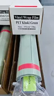 PET Khaki Green Car Wrap - 18m - 2