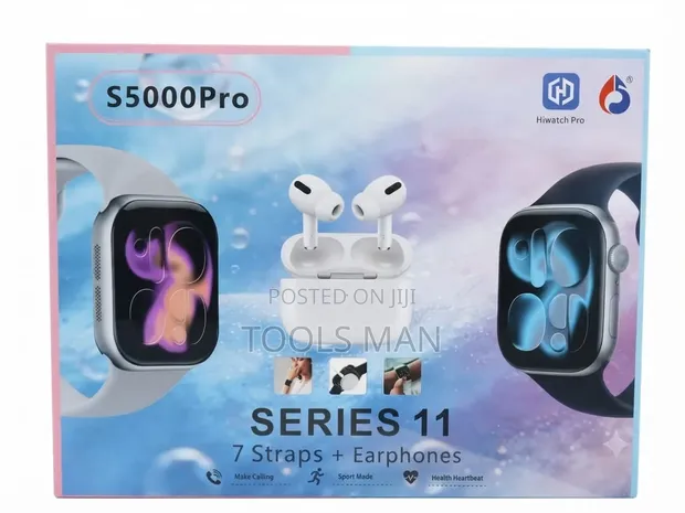 Hiwatch Pro S5000Pro Series 11 Smartwatch na Straps 7 & Earphones - 1