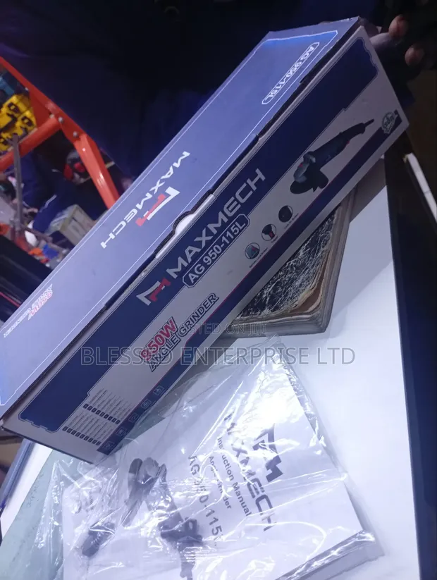 Maxmech 950W Grinder ya Biashara (Inchi 4.5) - 1