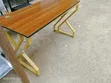 Boss Office Products Gold Frame Metallic Desk - 1