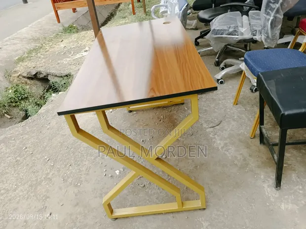 Boss Office Products Office Desk - Gold - 1