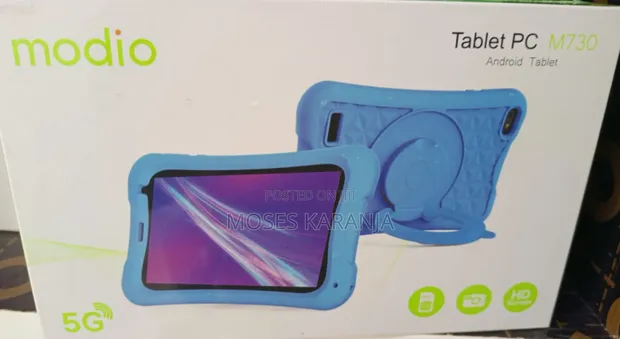New Modio M730 Kids Tablet 256GB Black - 1