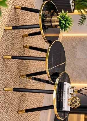 3-in-1 Modern Executive Marble Table