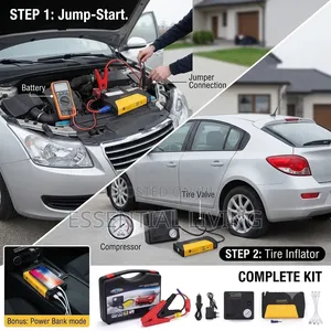 High Power Car Jump Starter & Air Pump
