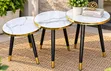 Modern 3-in-1 Marble Table - 2