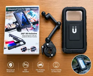 Universal Waterproof 360° Phone Holder for Motorcycle/Bike