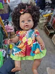 Large African Doll with Music - 2