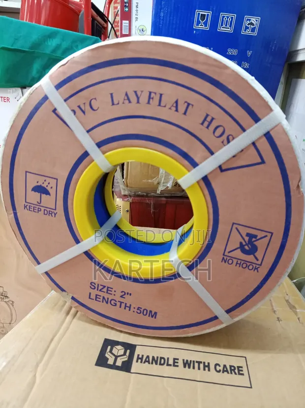 2-Inch x 50M Heavy-Duty PVC Layflat Water Delivery Hose - 1