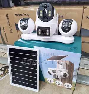 V380 8MP 4-Lens 4G Solar PTZ Outdoor Camera