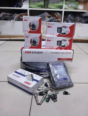 4CH Hikvision Full Color Security Camera System