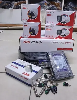 Hikvision Full Color CCTV System 4CH - 2 Dome + 2 Bullet HD